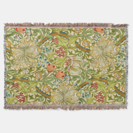 William Morris Golden Lily Vintag Pre-Raphaelite Decke