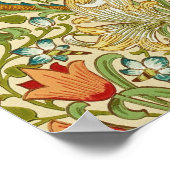 William Morris Golden Lily Vintag Pre-Raphaelite Poster (Ecke)