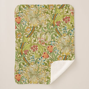 William Morris Golden Lily Vintag Pre-Raphaelite Sherpadecke