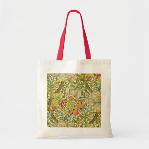 William Morris Golden Lily Vintag Pre-Raphaelite Tragetasche