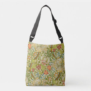 William Morris Golden Lily Vintag Pre-Raphaelite Tragetaschen Mit Langen Trägern