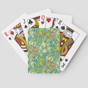 William Morris Golden Lily Vintage Blumen Design Spielkarten