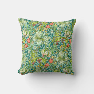 William Morris Golden Lily Vintage Blumendesign Kissen