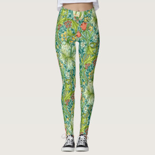 William Morris Golden Lily Vintage Blumendesign Leggings