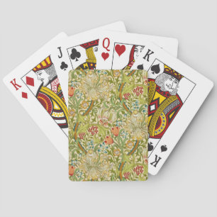 William Morris Golden Lily Vintage Pre-Raphaelite Spielkarten