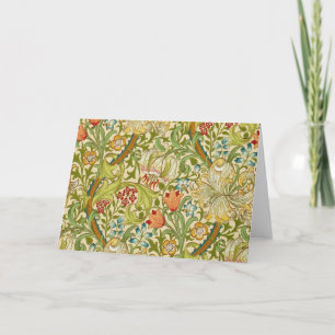 William Morris Golden Lily Vintage Vor-Raphaelite Karte