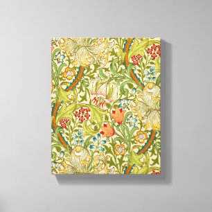 William Morris Golden Lily Vintage Vor-Raphaelite Leinwanddruck