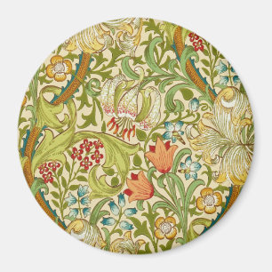 William Morris Golden Lily Vintage Vor-Raphaelite Magnet