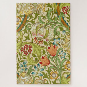 William Morris Golden Lily Vintage Vor-Raphaelite Puzzle