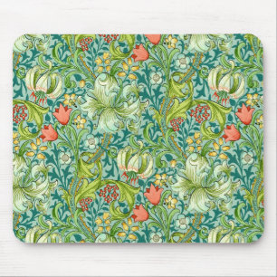 William Morris Golden Lily Vintages Blumendesign Mousepad