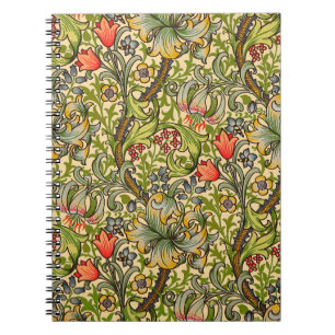 William Morris Golden Lily Vintages Blumendesign Notizblock