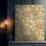 William Morris Golden Lily Vintages Muster Leinwanddruck<br><div class="desc">William Morris Golden Lily floral Vintag Art Wallpaper Design. William Morris war ein englischer Textil-Designer, Künstler, Schriftsteller und Sozialist, der mit der Pre-Raphaelite-Bruderschaft und der British Arts and Crafts Movement assoziiert war. Er gründete eine Designfirma in Partnerschaft mit dem Künstler Edward Burne-Jones und dem Dichter und Künstler Dante Gabriel Rossetti....</div>