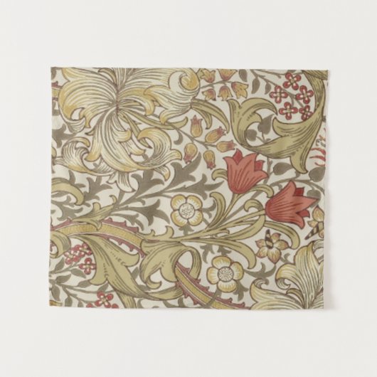 William Morris Golden Lily Wandteppich (Vorderseite (Horizontal))