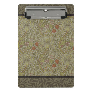 William Morris Golden Lily Weidenzweig-Muster Mini Klemmbrett