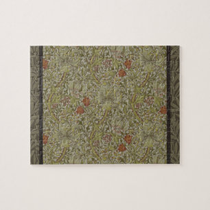 William Morris Golden Lily Willow Bough Muster Puzzle