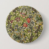 William Morris Golden Living Relected Pattern Button (Vorderseite)