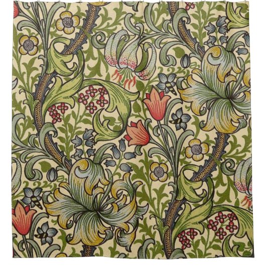 William Morris Golden Living Relected Pattern Duschvorhang (Vorderseite)