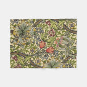 William Morris Golden Living Relected Pattern Fleecedecke (Vorderseite (Horizontal))