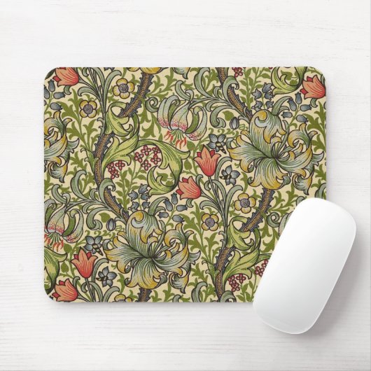 William Morris Golden Living Relected Pattern Mousepad (Mit Mouse)