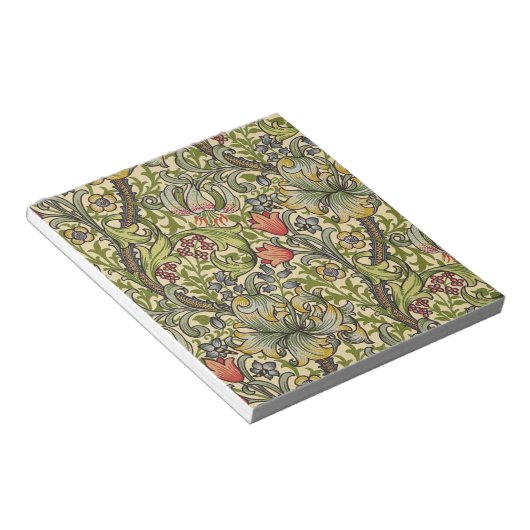 William Morris Golden Living Relected Pattern Notizblock (angewinkelt)