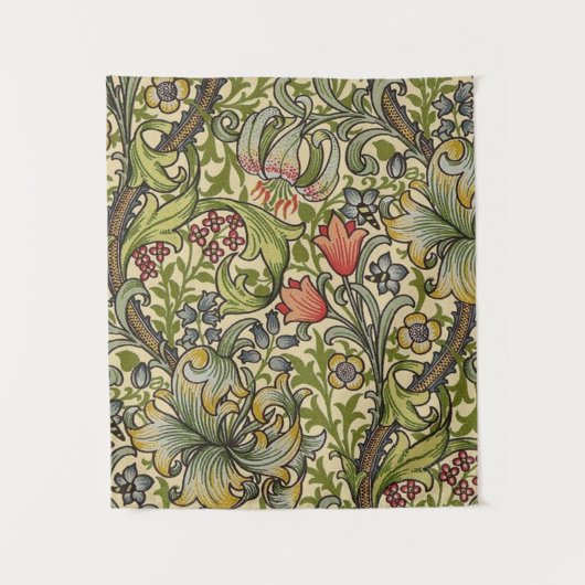 William Morris Golden Living Relected Pattern Wandteppich (Vorderseite)