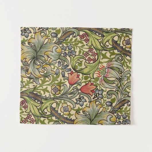 William Morris Golden Living Relected Pattern Wandteppich (Vorderseite (Horizontal))