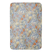 William Morris Goldene Lilie viktorianische Tapete Badematte (Vorderseite Vertikal)