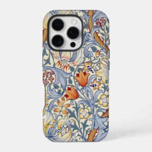 William Morris Goldene Lilie viktorianische Tapete iPhone 16 Pro Hülle