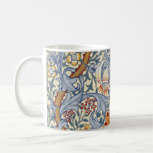 William Morris Goldene Lilie viktorianische Tapete Kaffeetasse