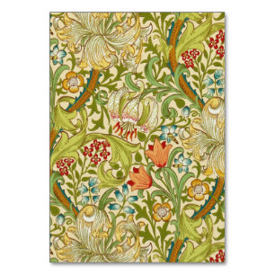 William Morris Goldene Lilie Vintage Prä-Rafaeliti Tischnummer