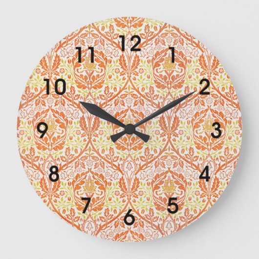 William Morris, Goldener Zweig, Große Wanduhr (Vorderseite)