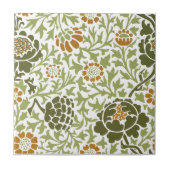 William Morris Grafton Blumenmuster Fliese (Vorderseite)