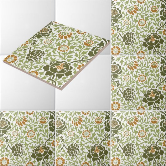 William Morris Grafton Blumenmuster Fliese