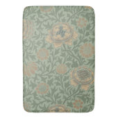 William Morris Grafton Blumenmuster Salbeigrün Badematte (Vorderseite Vertikal)