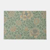 William Morris Grafton Blumenmuster Salbeigrün  Fußmatte (Vorderseite)