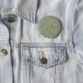 William Morris Grafton Blummenmuster Salbeigrün Button (Beispiel)