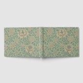 William Morris Grafton Blummenmuster Salbeigrün Gästebuch (Voll)