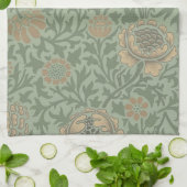 William Morris Grafton Blummenmuster Salbeigrün Geschirrtuch (Gefaltet)