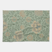 William Morris Grafton Blummenmuster Salbeigrün Geschirrtuch (Horizontal)