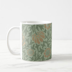 William Morris Grafton Blummenmuster Salbeigrün  Kaffeetasse