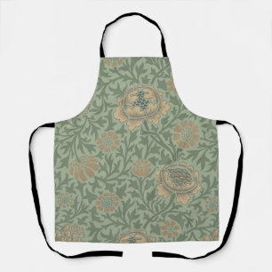 William Morris Grafton Blummenmuster Salbeigrün Schürze