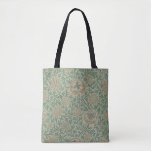William Morris Grafton Blummenmuster Salbeigrün Tasche