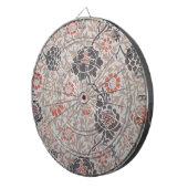 William Morris Grafton Botanic Art Design Dartscheibe (Vorderseite rechts)