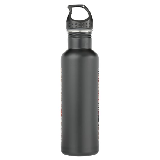 William Morris Grafton Botanic Art Design Edelstahlflasche (Rückseite)