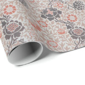 William Morris Grafton Botanic Art Design Geschenkpapier (Rolleneckpunkt)