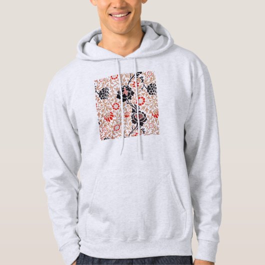 William Morris Grafton Botanic Art Design Hoodie (Vorderseite)