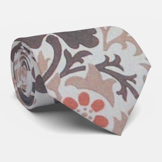 William Morris Grafton Botanic Art Design Krawatte (Gerollt)