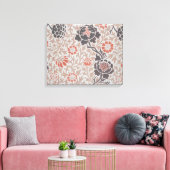 William Morris Grafton Botanic Art Design Leinwanddruck (Insitu (Wohnzimmer))