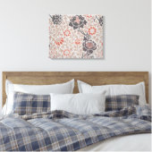 William Morris Grafton Botanic Art Design Leinwanddruck (Insitu (Schlafzimmer))