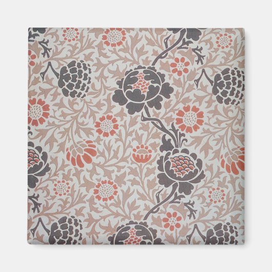 William Morris Grafton Botanic Art Design Magnet (Vorne)